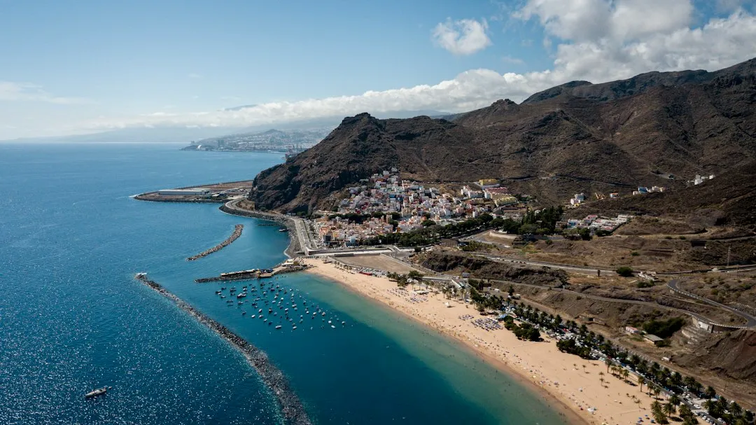 Coastal viewpoint over the Tenerife shoreline